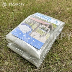 户外PVC透明防水布 防雨帐篷罩 防尘防雨防风门窗帘