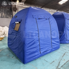 充气应急救灾帐篷 户外加厚防雨消防演习演练指挥所应急救援帐篷