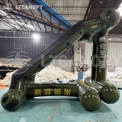 利通自扶正救援船 防洪应急 激流运输物资 海上不倒翁