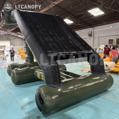 利通自扶正救援船 防洪应急 激流运输物资 海上不倒翁