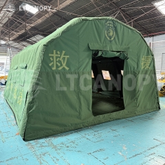 大型充气救援帐篷 户外加厚防雨消防指挥所地震抗洪应急救援帐篷