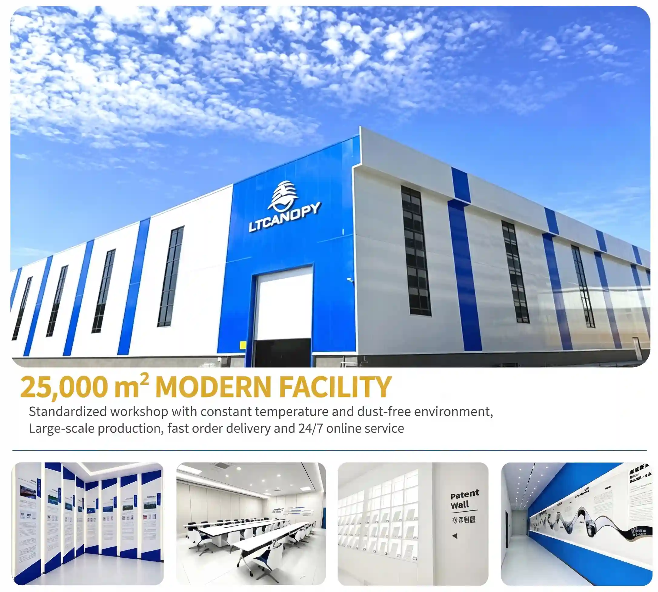 LTCANOPY 25000sqm modern factory facility overview