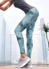 高腰升华女式健身跑步运动瑜伽裤紧身长裤