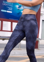 高腰运动健身印花瑜伽紧身裤定制女式瑜伽服定制厂家