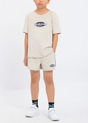 男童夏季短袖T恤短裤运动休闲套装定制