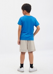 男童时尚圆领短袖吸汗速干儿童T恤定制