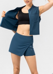 女士运动瑜伽套装速干网球裤裙套装定制批发