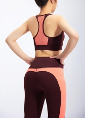 新款瑜伽套装女士运动服健身上衣运动紧身裤2件套