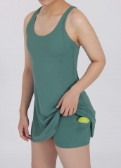 OEM高品质弹力速干运动修身女士瑜伽健身网球高尔夫连衣裙