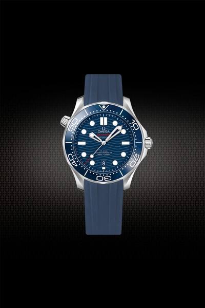 维瑞亚橡胶表带适用于海马潜水300m 42mm（日历窗在6点位）