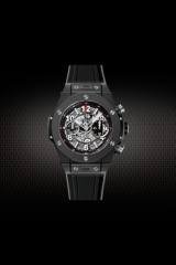 维瑞亚橡胶表带适用于大爆炸融合系列计时码表411 414 45mm