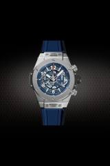 维瑞亚橡胶表带适用于大爆炸融合系列计时码表411 414 45mm