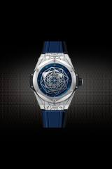 维瑞亚橡胶表带适用于宇舶BigBang刺青一代45mm 415