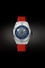 维瑞亚橡胶表带适用于宇舶BigBang刺青一代45mm 415