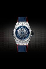 维瑞亚橡胶表带适用于宇舶BigBang刺青一代45mm 415