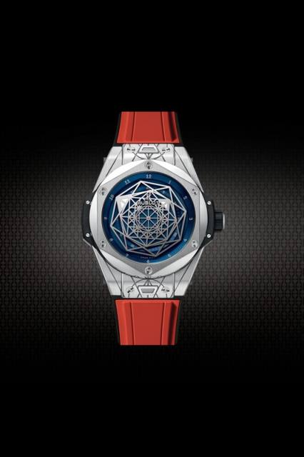 维瑞亚橡胶表带适用于宇舶BigBang刺青一代45mm 415