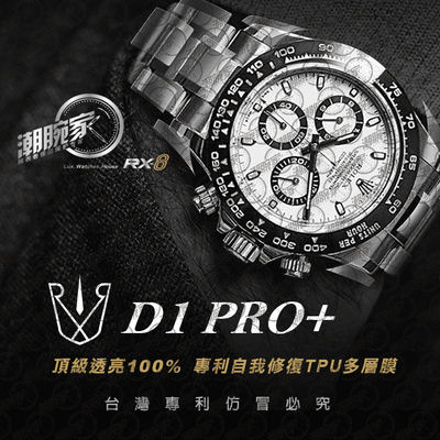RX-8 适用于劳力士迪通拿钢系列透明保护膜 贴膜 外表圈表盘表扣