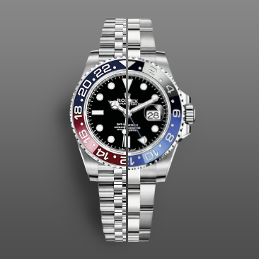 劳力士GMT五珠链带胶带安装视频