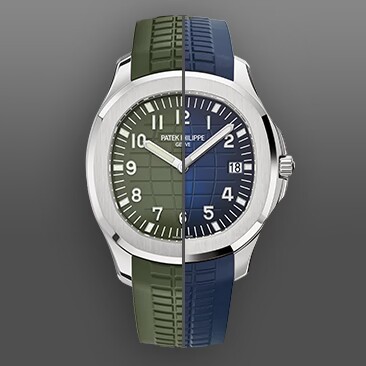 Vagenari维瑞亚橡胶表带适用于百达翡丽5168G