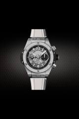 维瑞亚橡胶表带适用宇舶BigBang融合44mm一键拆卸421