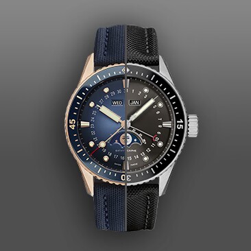 (Curved End) Rubber Strap For Fifty Fathoms Ceramic ref.5054 43mm