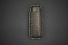 维瑞亚 真皮蟒蛇皮雪茄保护套 便携式雪茄盒