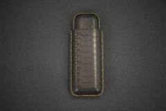 维瑞亚 真皮蟒蛇皮雪茄保护套 便携式雪茄盒