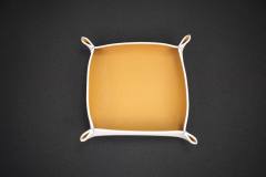 真皮 羊皮置物盘 收纳盘