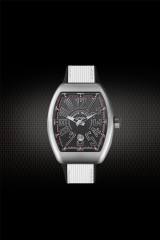 维瑞亚Vagenari橡胶表带适用于法兰克穆勒VANGUARD V45