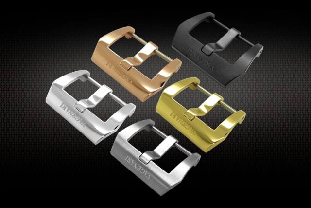 【100% 橡胶】维瑞亚VAGENARI仿鳄鱼皮纹路橡胶表带适用于沛纳海Luminor 40mm 42mm