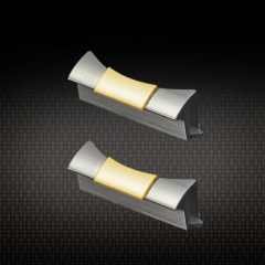 维瑞亚橡胶表带适用于新水鬼41 126613含外置22K包金头粒