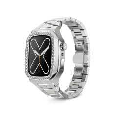 GOLDEN CONCEPT商务优雅镶钻手表壳适用iWATCH7/8/9
