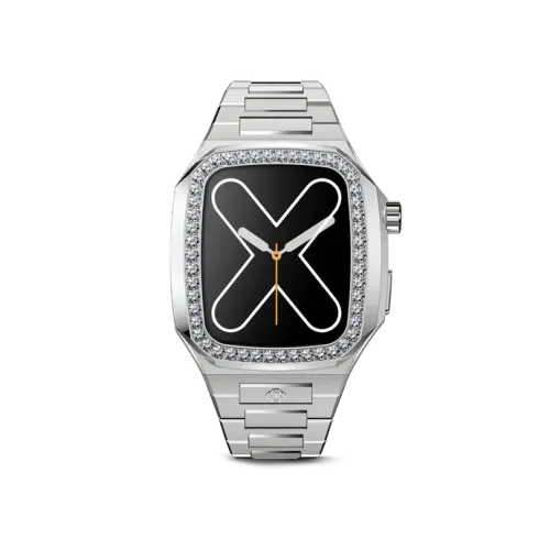 GOLDEN CONCEPT商务优雅镶钻手表壳适用iWATCH7/8/9