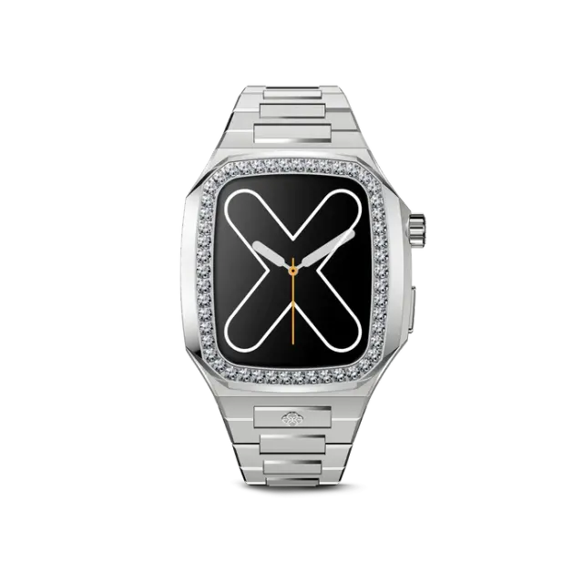 GOLDEN CONCEPT商务优雅镶钻手表壳适用iWATCH7/8/9