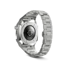 GOLDEN CONCEPT银色表盘镶彩钻适用iwatch7/8/9表壳