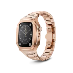 GOLDEN CONCEPT玫瑰金色商务表壳适用iWATCH7/8/9