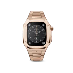 GOLDEN CONCEPT玫瑰金色商务表壳适用iWATCH7/8/9