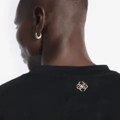 T恤-大号刺绣金色