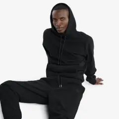 连帽衫-黑色3D印刷