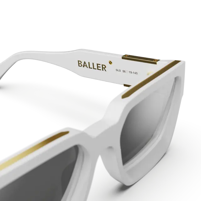 太阳镜 / 舞蹈家 Baller - 白色