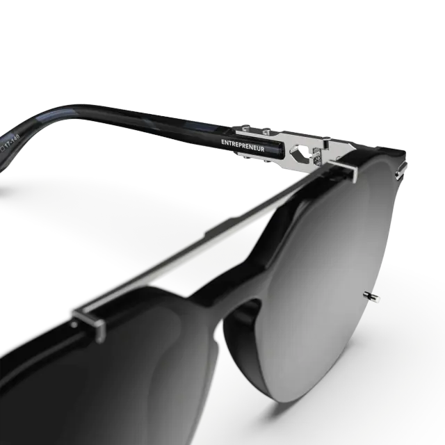 太阳镜 / 企业家 - 银色