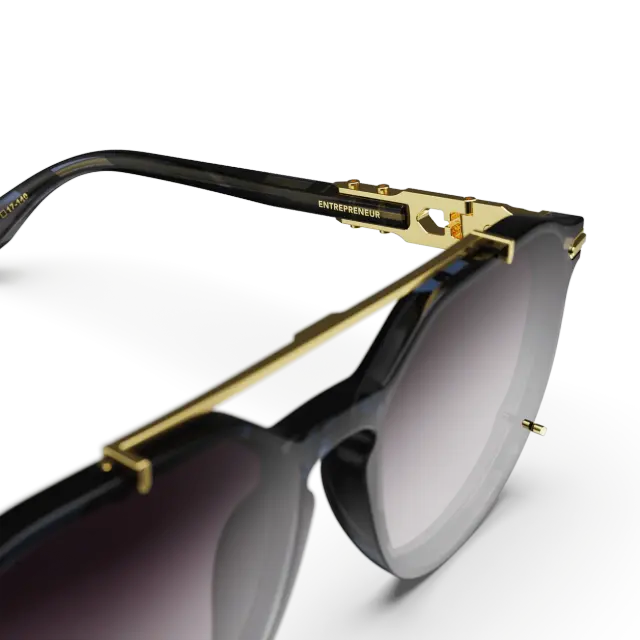 太阳镜 / 企业家 - 金色