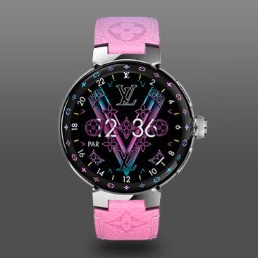 维瑞亚快拆橡胶表带适用于LV TAMBOUR HORIZON LIGHT UP 智能腕表