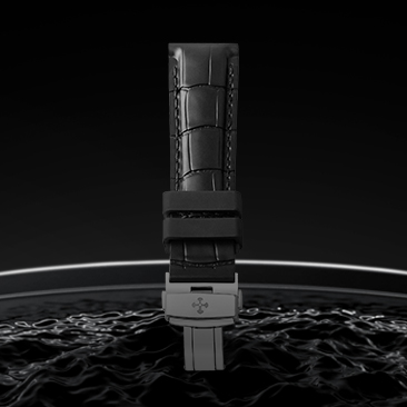 维瑞亚VAGENARI橡胶表带 仿真鳄鱼皮纹 平头通用20~23mm