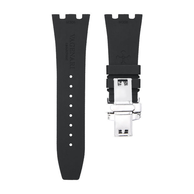 Vagenari维瑞亚橡胶表带适用于爱彼皇家橡树37mm 15450钢带表款