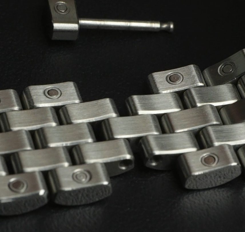 维瑞亚钢带 适用IWC万国马克二十表带 一键快拆手表带