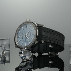 维瑞亚VAGENARI橡胶表带适用于GrandSeiko冠蓝狮SBGA407G