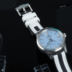 维瑞亚VAGENARI橡胶表带适用于GrandSeiko冠蓝狮SBGA407G