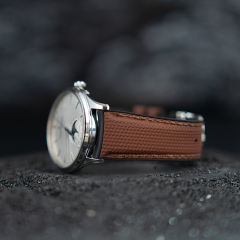 【格纹】维瑞亚VAGENARI橡胶表带适用于积家大师39mm