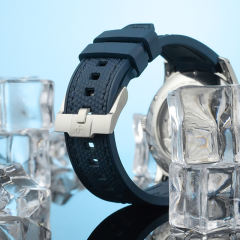 维瑞亚VAGENARI橡胶表带适用于GrandSeiko冠蓝狮SBGA407G